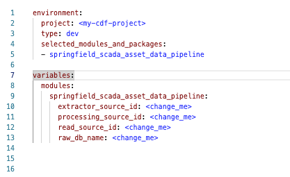 Example configuration file