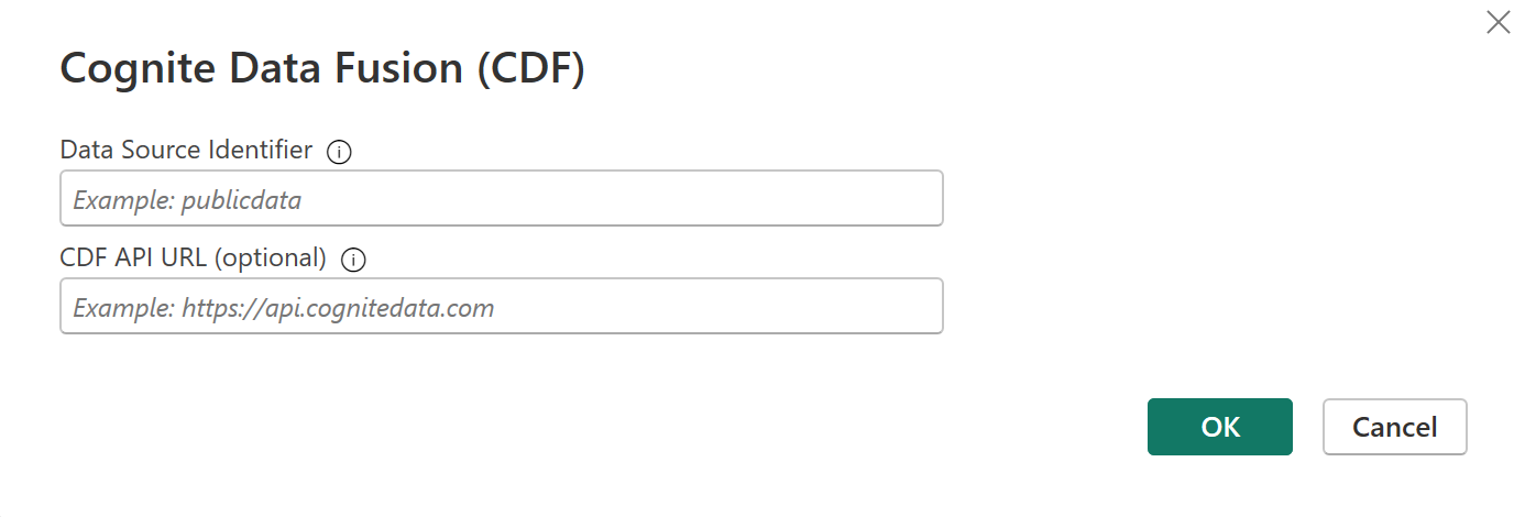 Configure the CDF OData connector in Power BI