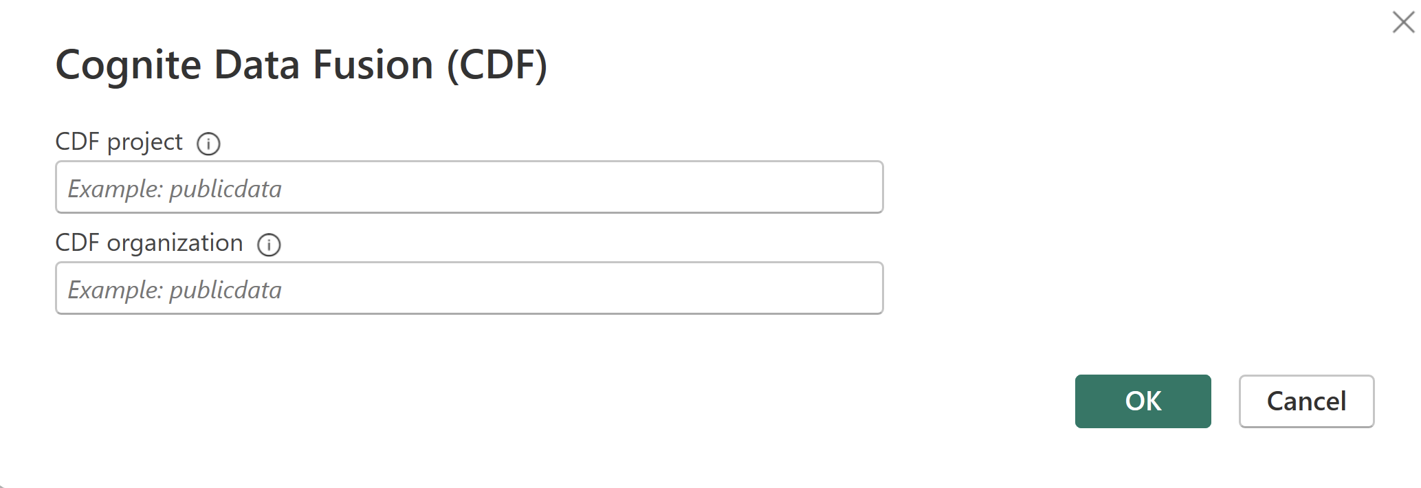 Configure the CDF REST API connector in Power BI