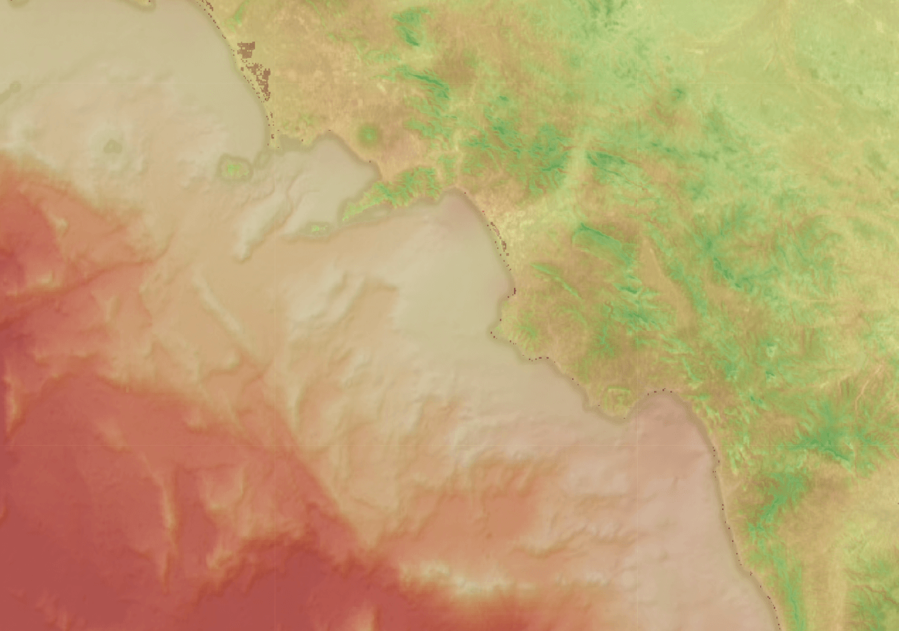 Global Wind Atlas raster image example